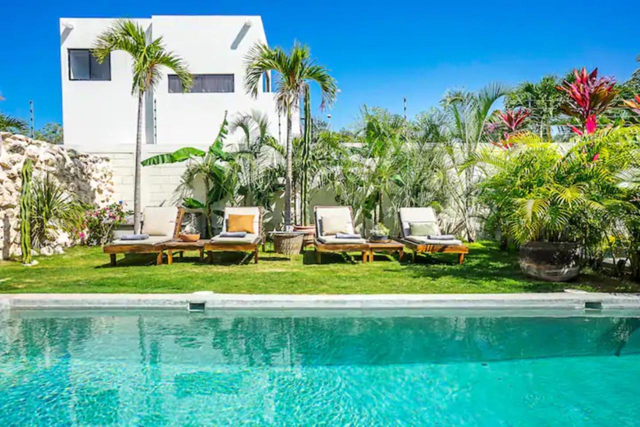 Вилла Casa Lou, Large House And Pool, Beach Club Access Тулум Экстерьер фото